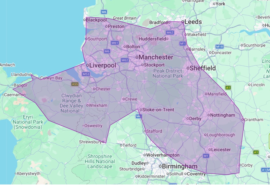 Coverage map - no logo